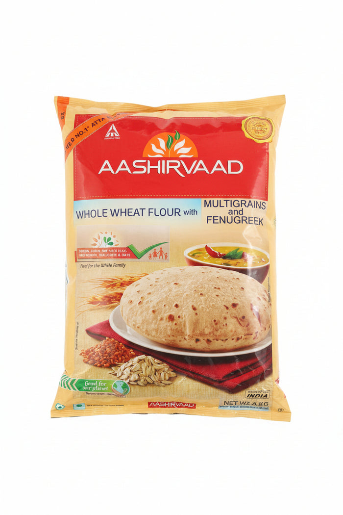 Aashirvaad Whole Wheat Flour With Multigrains and Fenugreek 5kg