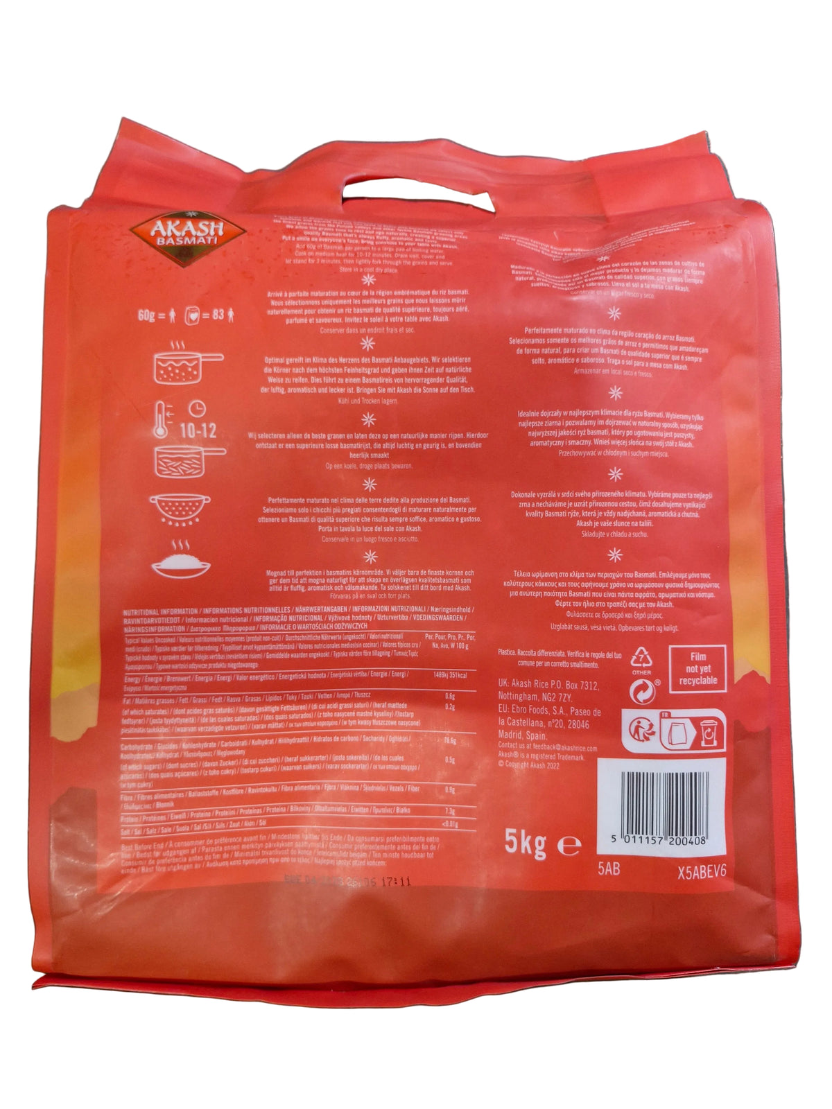 Akash Basmati Rice 5kg