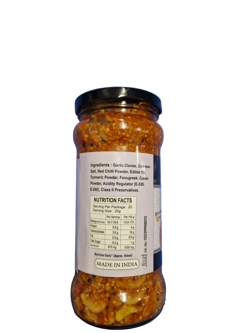 Food Factory Garlic Pickle 400g