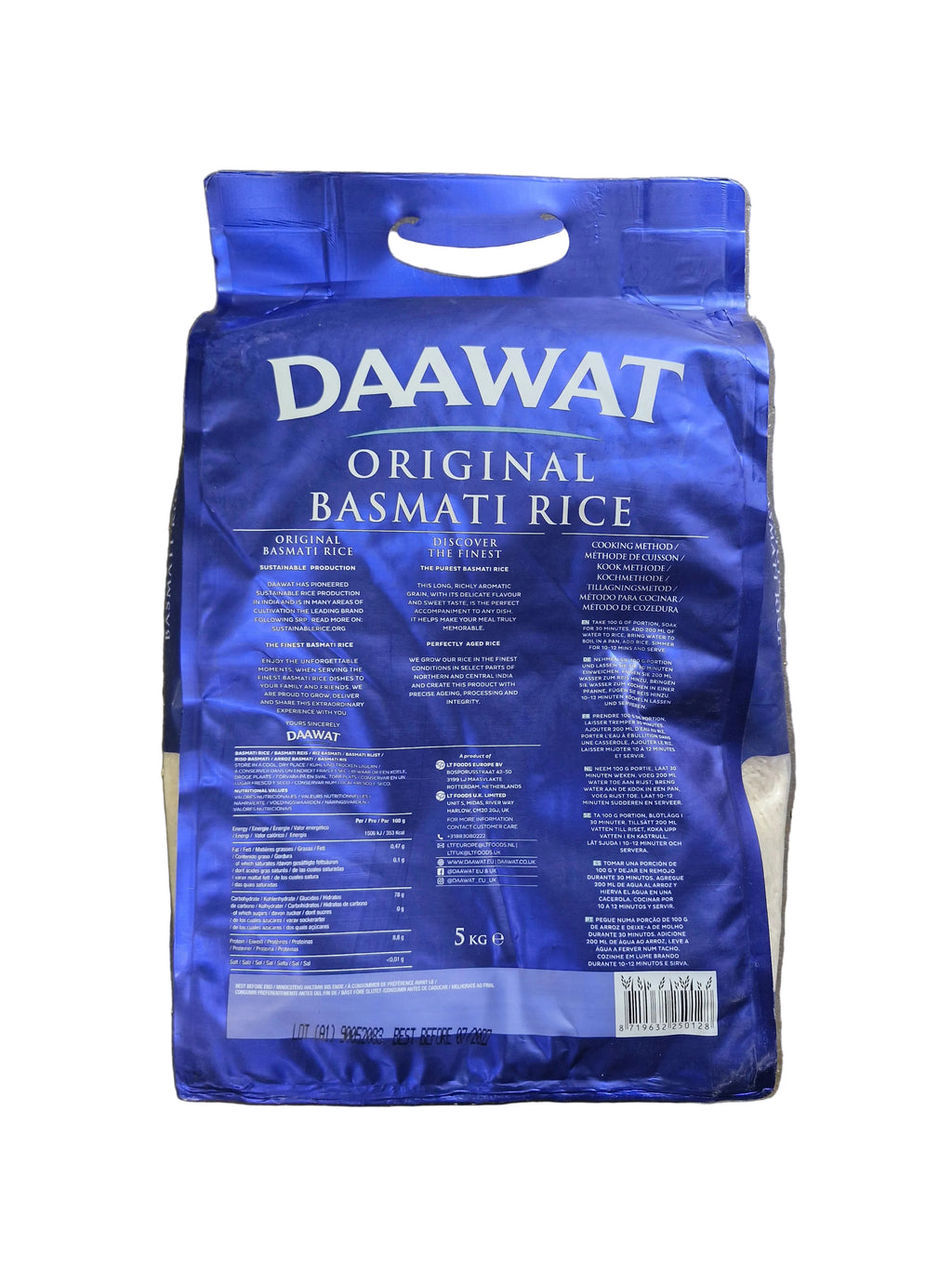 Daawat Original Basmati Rice 5kg