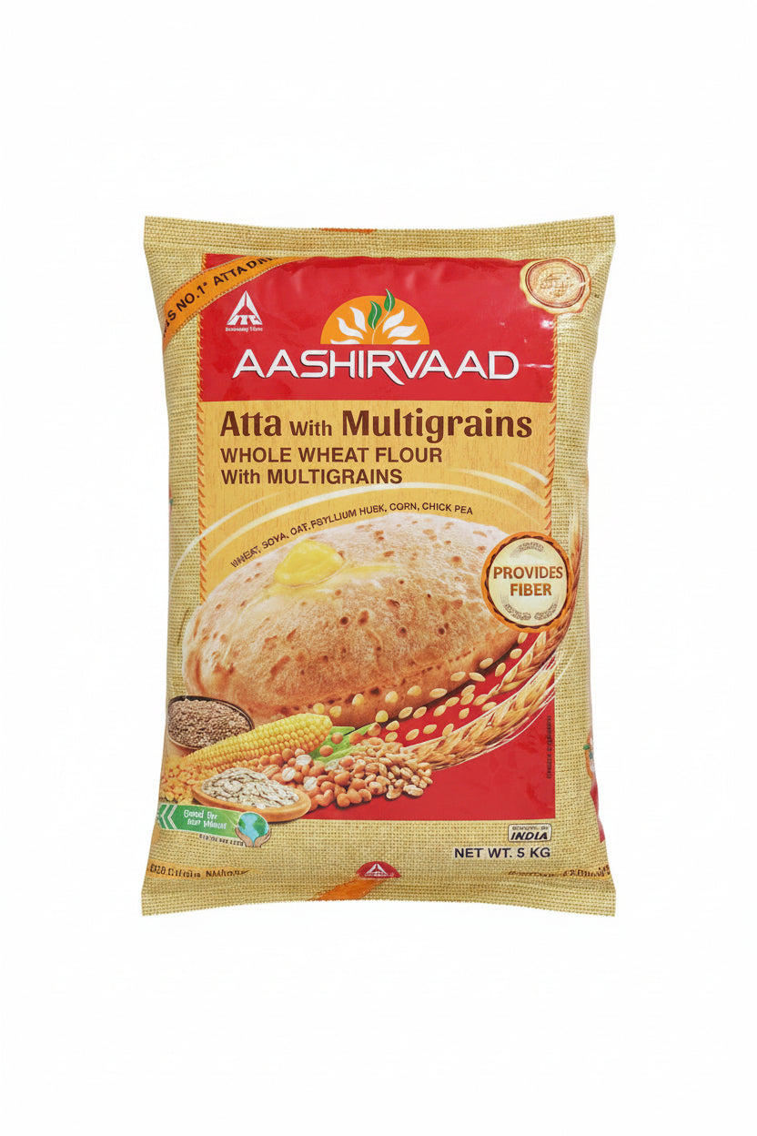 Aashirvaad Multigrains Whole Wheat Flour 5kg