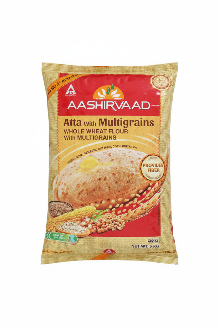 Aashirvaad Multigrains Whole Wheat Flour 5kg